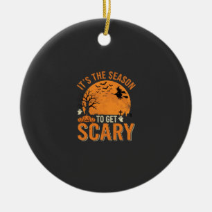 Halloween Gruseliger Verlassener Schloss Vektor Keramik Ornament