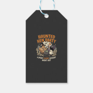 Halloween Gruselparty für Hühner Geschenkanhänger