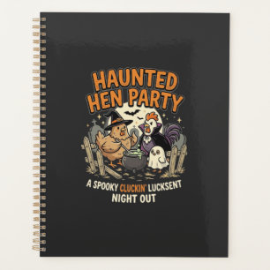 Halloween Gruselparty für Hühner Planer
