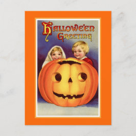"Halloween Gruß" Postkarte