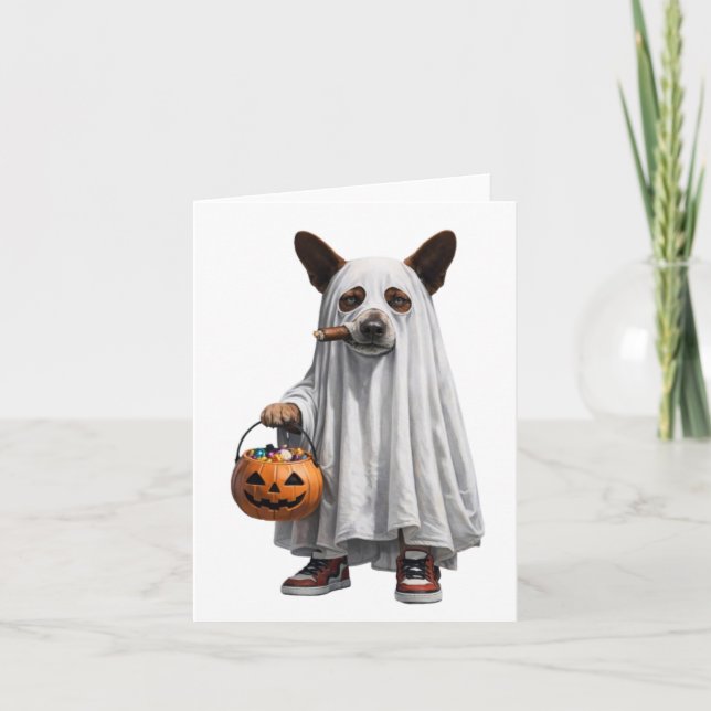 Halloween-Grüße Karte (Vorderseite)
