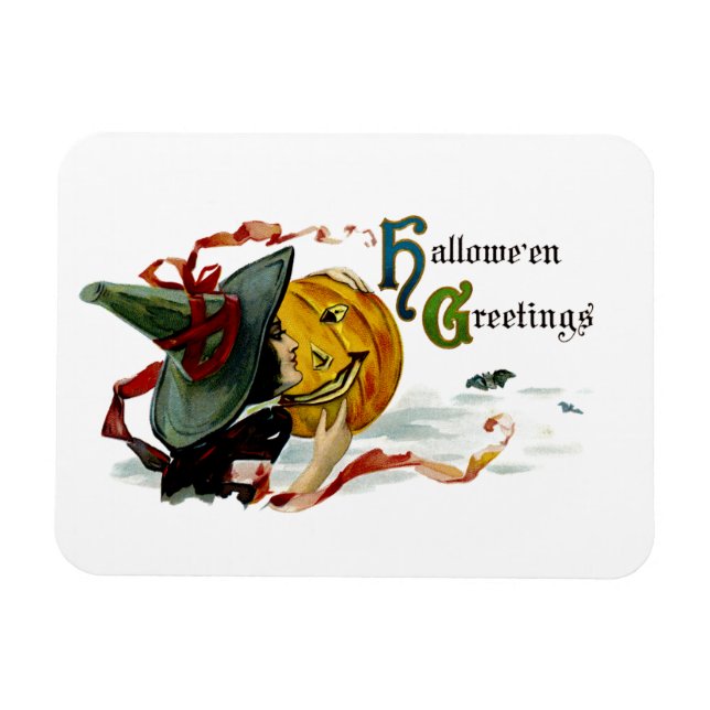Halloween-Grüße Magnet (Horizontal)