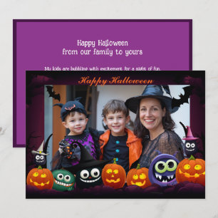 Halloween-Grüße mit individuellem Foto-Karten Karte