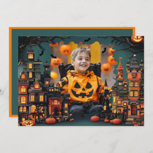 Halloween-Grüße mit individueller Fotokarte Karte