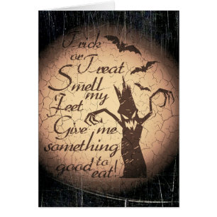 Halloween-Grußkarte