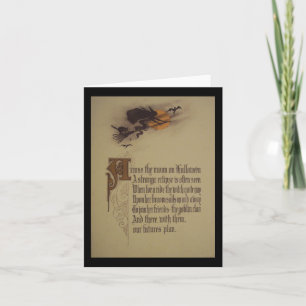 Halloween-Grußkarte Karte