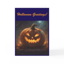 Halloween-Grußkarte