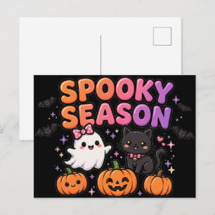 Halloween-Grußkarte Postkarte