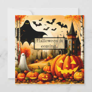 Halloween-Grußkarten Karte