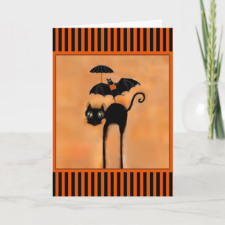 Halloween-Grußkarten Karte