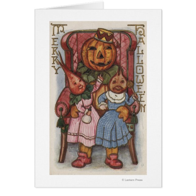 Halloween Grußturnip Heads (Vorne)