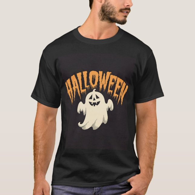 Halloween Guest | Dunkles T-Shirt (Vorderseite)