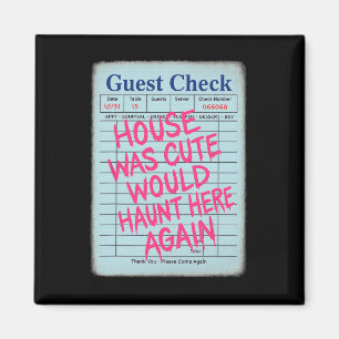 Halloween Guest Karo House war Niedlich, hagelte H Magnet