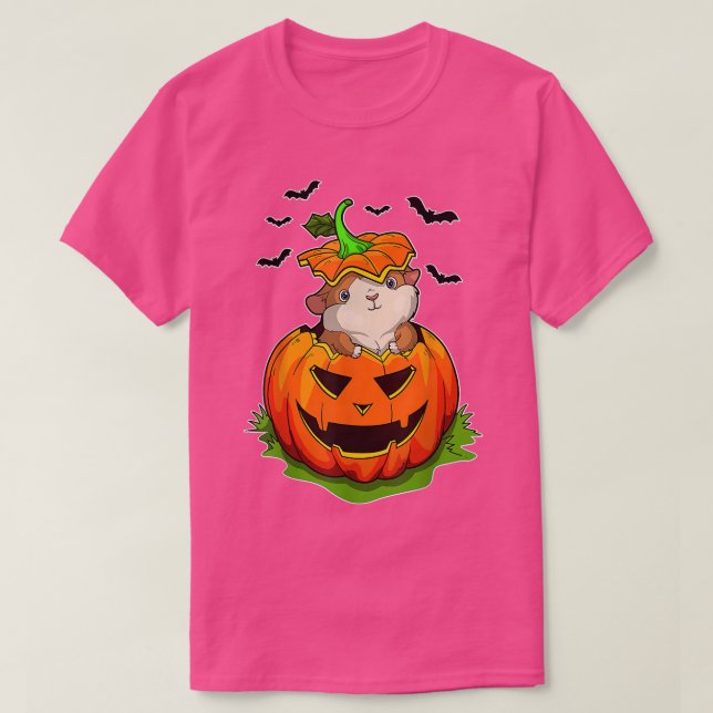 Halloween Guinea Pig Lovers Grunge Pumpkin Boys Gi T-Shirt (Design vorne)