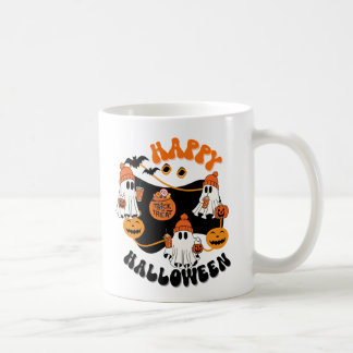 Halloween Gute Vibes Spooky Coffee Tasse, Kaffeetasse