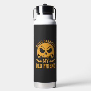 Halloween Hallo Dunkelheit Friedhof Mond Trinkflasche