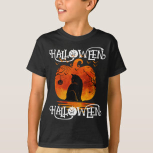 HALLOWEEN HALLOWEEN KATZE SCHWARZER KÜRBIS T-Shirt