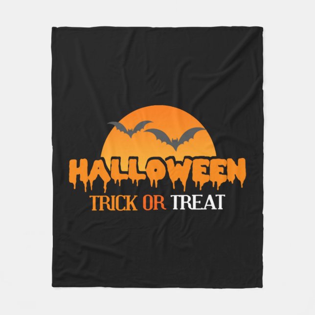 Halloween - Halloween - Süßes oder Saures Fleecedecke (Vorderseite)