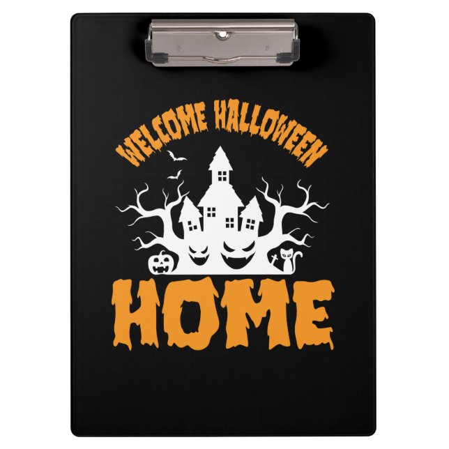 Halloween Halloween Zuhause Geburtstag Klemmbrett (Vorderseite)