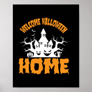 Halloween Halloween Zuhause Geburtstag Poster