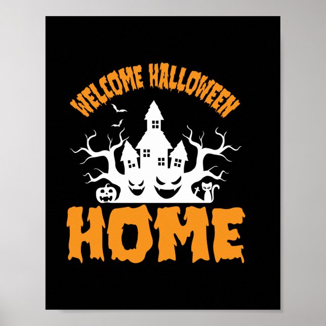 Halloween Halloween Zuhause Geburtstag Poster (Vorne)