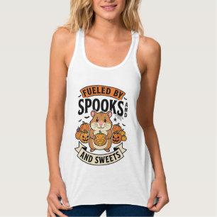Halloween-Hamster angetrieben von Spuk lustig süß_ Tank Top