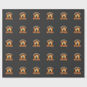 Halloween Hängen mit meinem Hexen Spukhaus Geschenkpapier