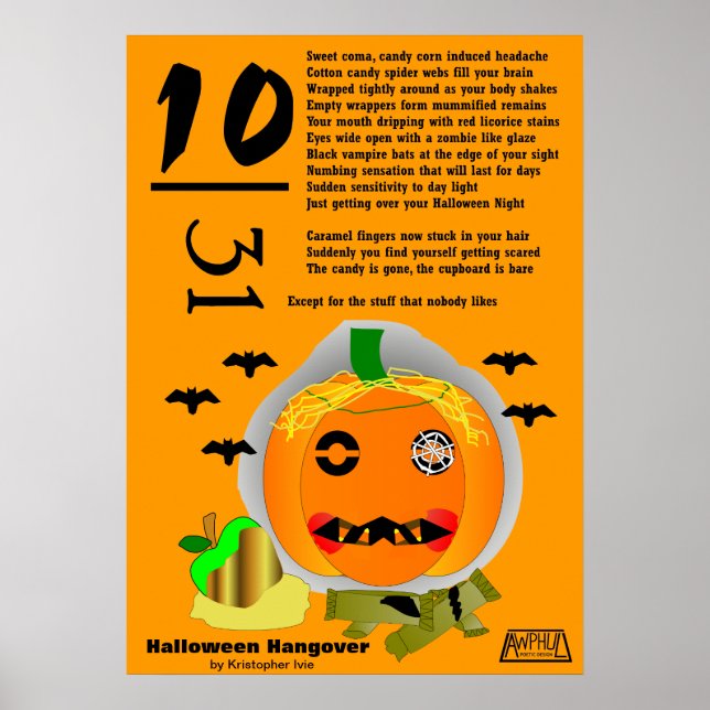Halloween Hangover Poster (Vorne)