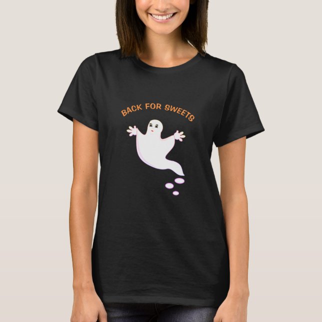 Halloween Happy Ghost T-Shirt (Vorderseite)
