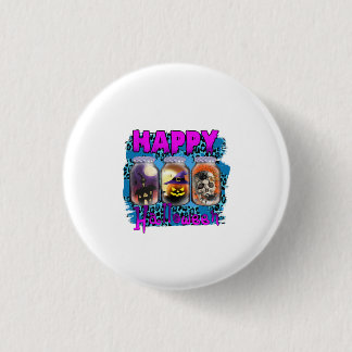 Halloween Happy Halloween Birthday Button