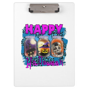 Halloween Happy Halloween Birthday Klemmbrett