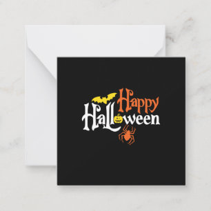 Halloween Happy Halloween Birthday Mitteilungskarte