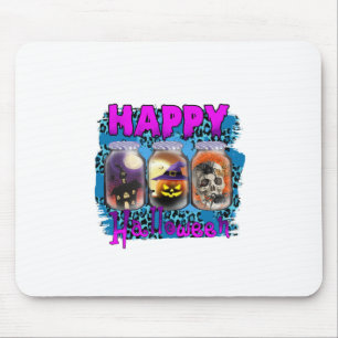 Halloween Happy Halloween Birthday Mousepad