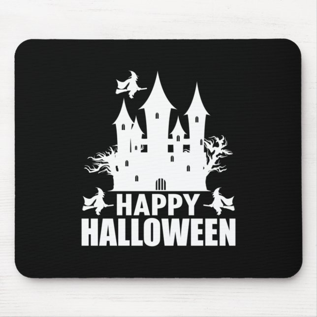 Halloween Happy Halloween Birthday Mousepad (Vorne)