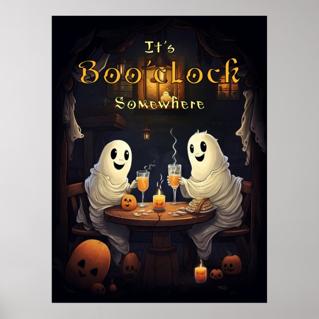 Halloween Happy Hour Poster (Vorne)