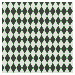 halloween harlequin grün Schwarz-weiß Stoff