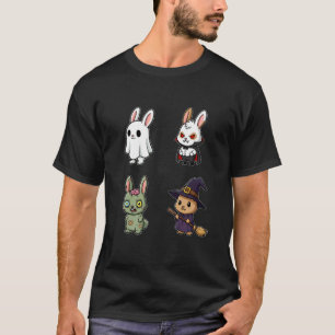 Halloween-Häschen-T Süßes Kostümdesign für unheiml T-Shirt