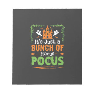 Halloween-Haufen Hokuspokus Notizblock