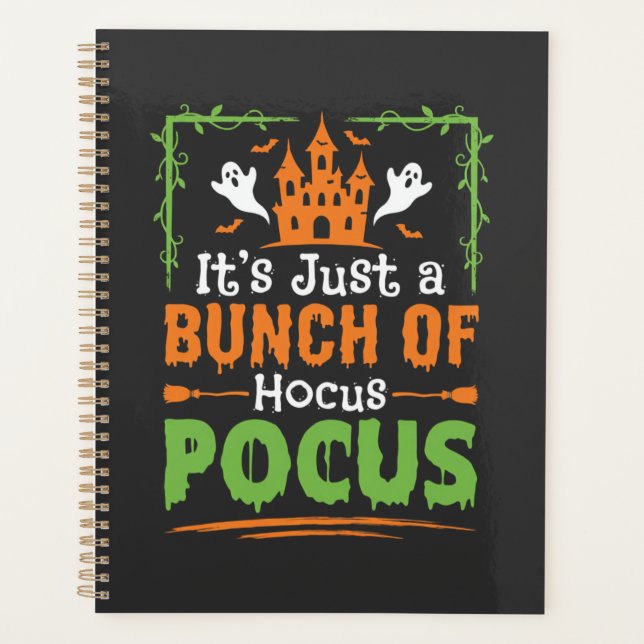 Halloween-Haufen Hokuspokus Planer (Vorderseite)