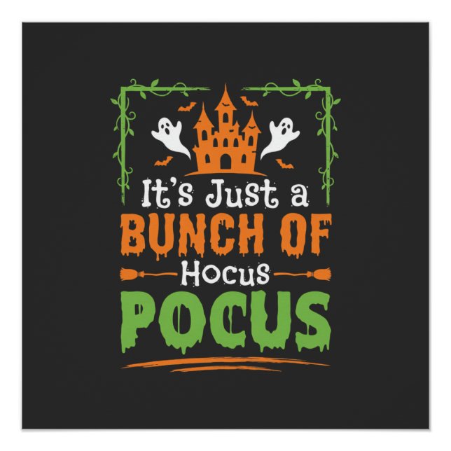 Halloween-Haufen Hokuspokus Poster (Vorderseite)