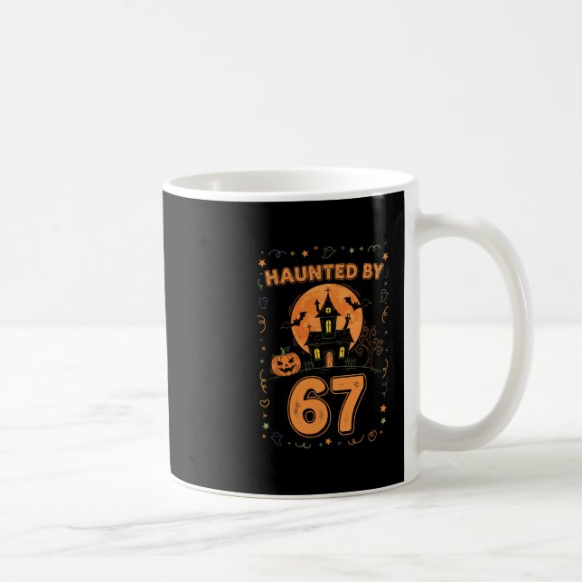 Halloween Haunted 67 Six Seven Meme 1 (12)  Kaffeetasse (Rechts)