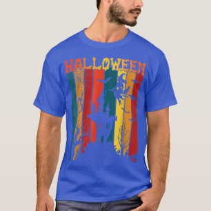 Halloween Haunted House Vintage T-Shirt