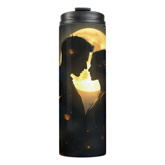Halloween Haunted Love Tumbler Thermosbecher (Vorderseite)