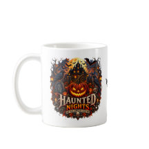 Halloween Haunted Nights Tasse –Gruseliger Kürbisp