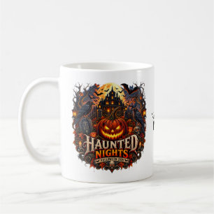 Halloween Haunted Nights Tasse –Gruseliger Kürbisp