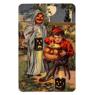 Halloween Haunting - Vintag Halloween Magnet