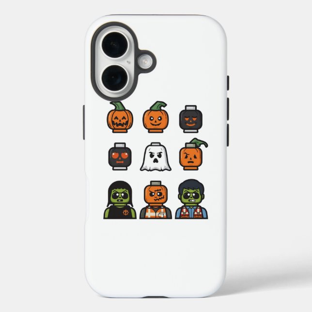 Halloween Head Monster für Kinder Case-Mate iPhone Hülle (Rückseite)