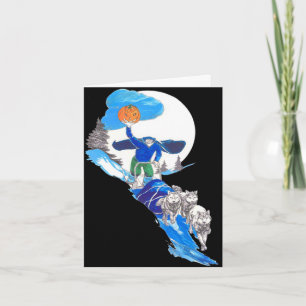 Halloween-Headless-Musher-Notecard Dankeskarte