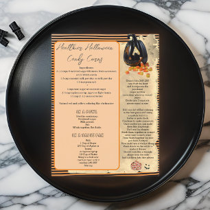 HALLOWEEN HEALTHIER CANDY CORN RECIPE   Postkarte