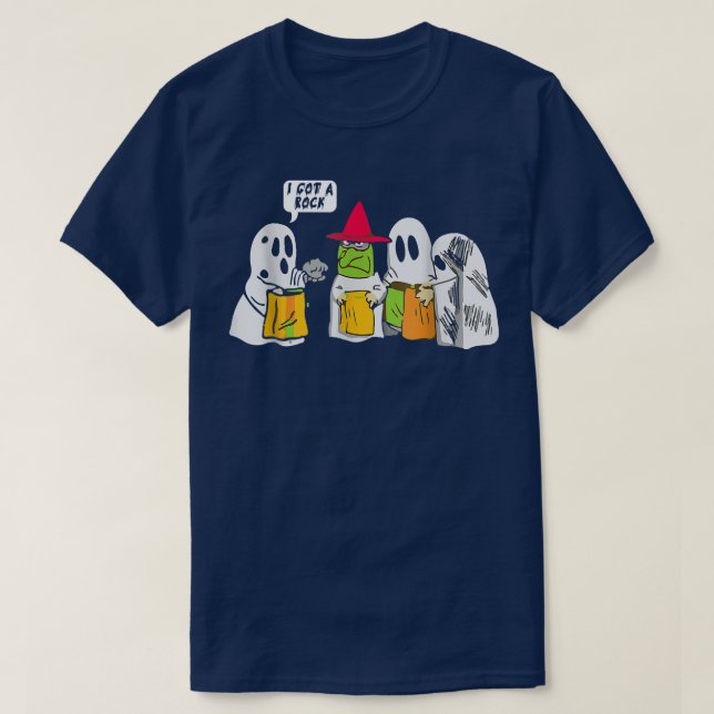 Halloween-Hemd, Trick- oder Tretkostüm T-Shirt (Design vorne)